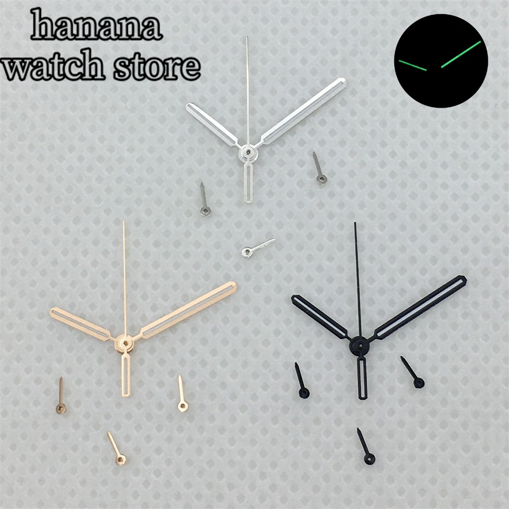 Mtb Brake Rotor - BLIGER VK63 クォーツ時計針シルバーブラックローズゴールド針 C3 グリーン夜光フィット VK63