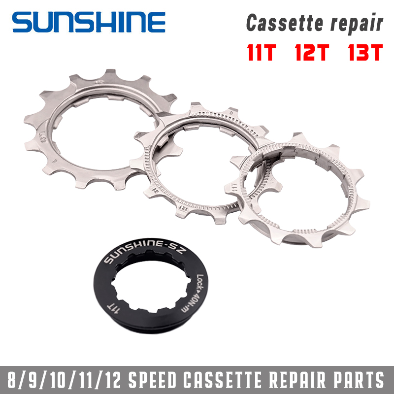 Cassette 11 Speed - SUNSHINE-SZ 自転車フライホイールピニオン修理部品 11 スピード自転車カセット 11T 12T