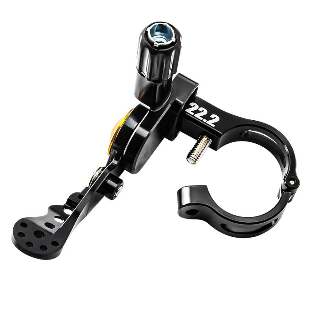 Dropper Post Remote - 22.2mm/24mm自転車シートポストリモートコントローラー、調整可能なアルミ合金製MTBドロッパーシートポストレバー、自由な昇降機能付き