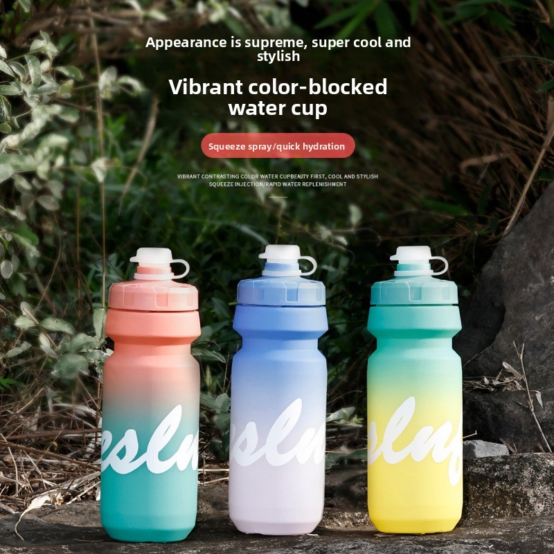 Mountain Biking For Fitness - ファッションサイクリングウォーターカップ 650ml マウンテンロード自転車スクイーズボトル アウトドアスポーツポータブルバイクボトル フィットネスハイキングケトル