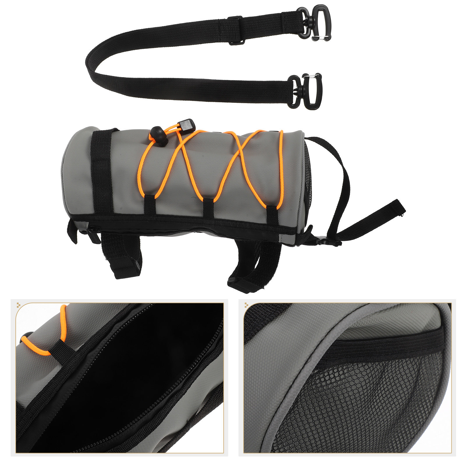 Mountain Biking Essentials - 自転車ラックバッグ 防水フロントハンドルバートップチューブ収納ポーチ マウンテンロードサイクリング必需品用