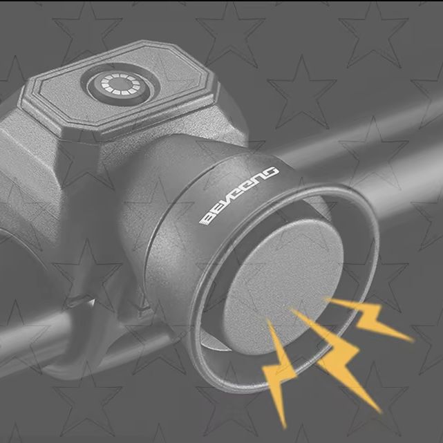 Mountain Biking Essentials - 安全自転車ベル、USB充電式電気ホーン、防水マウンテンバイク警告リングサイクリング必需品
