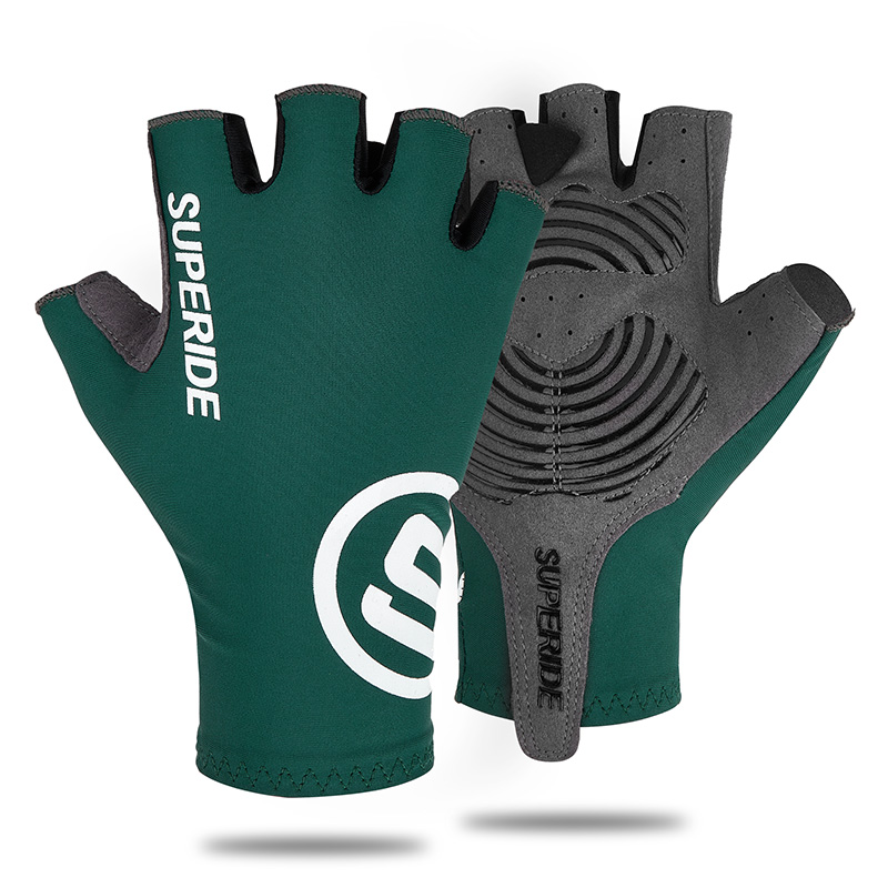 Mountain Biking Gloves Mens - Superide-ハーフフィンガーサイクリンググローブ,ジェルパッド入り,通気性,マウンテンバイク,スポーツ,吸湿発散性