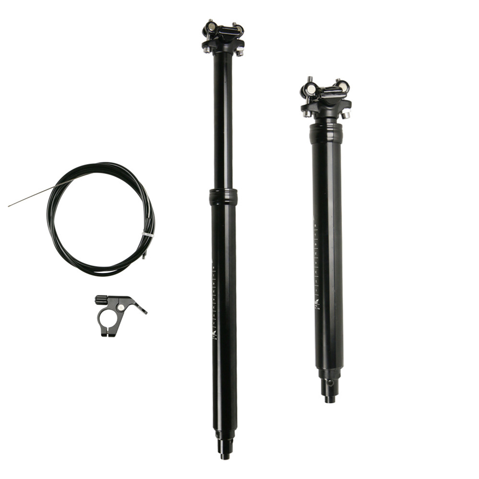 Dropper Post Remote - マウンテンバイクドロッパーポスト 31.6mm アルミ製 油圧ロック 100-170mm トラベル
