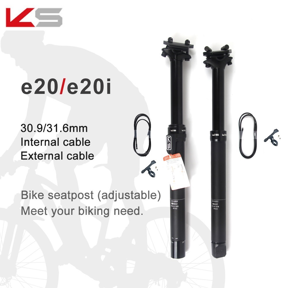 Dropper Post Remote - KS E20/E20-i リモコン付きドロッパー KS シートポスト 30.9/31.6mm