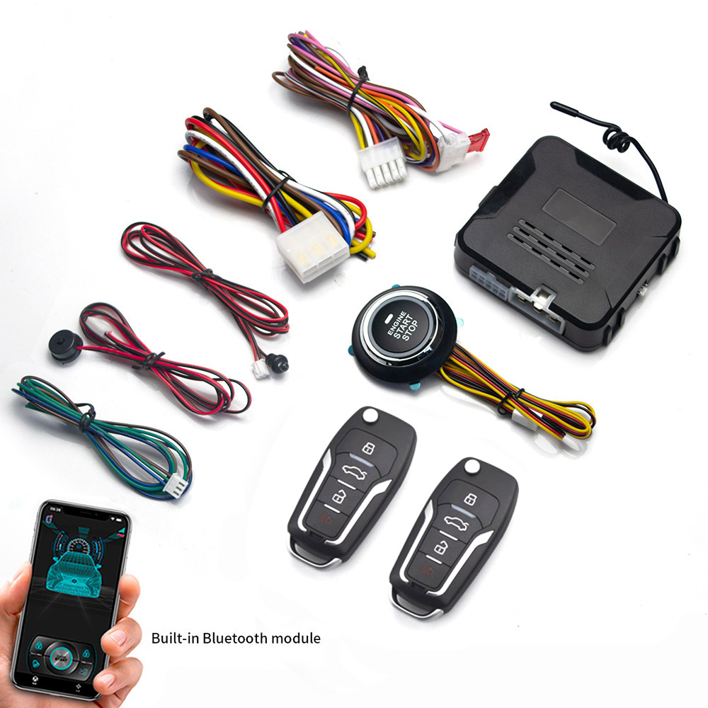 Dropper Post Remote - 12V車用アラームユニバーサルオートスタートストップシステムリモートモバイルBluetoothアプリ制御エンジンイグニッションオートスタートキットプッシュアクセサリー