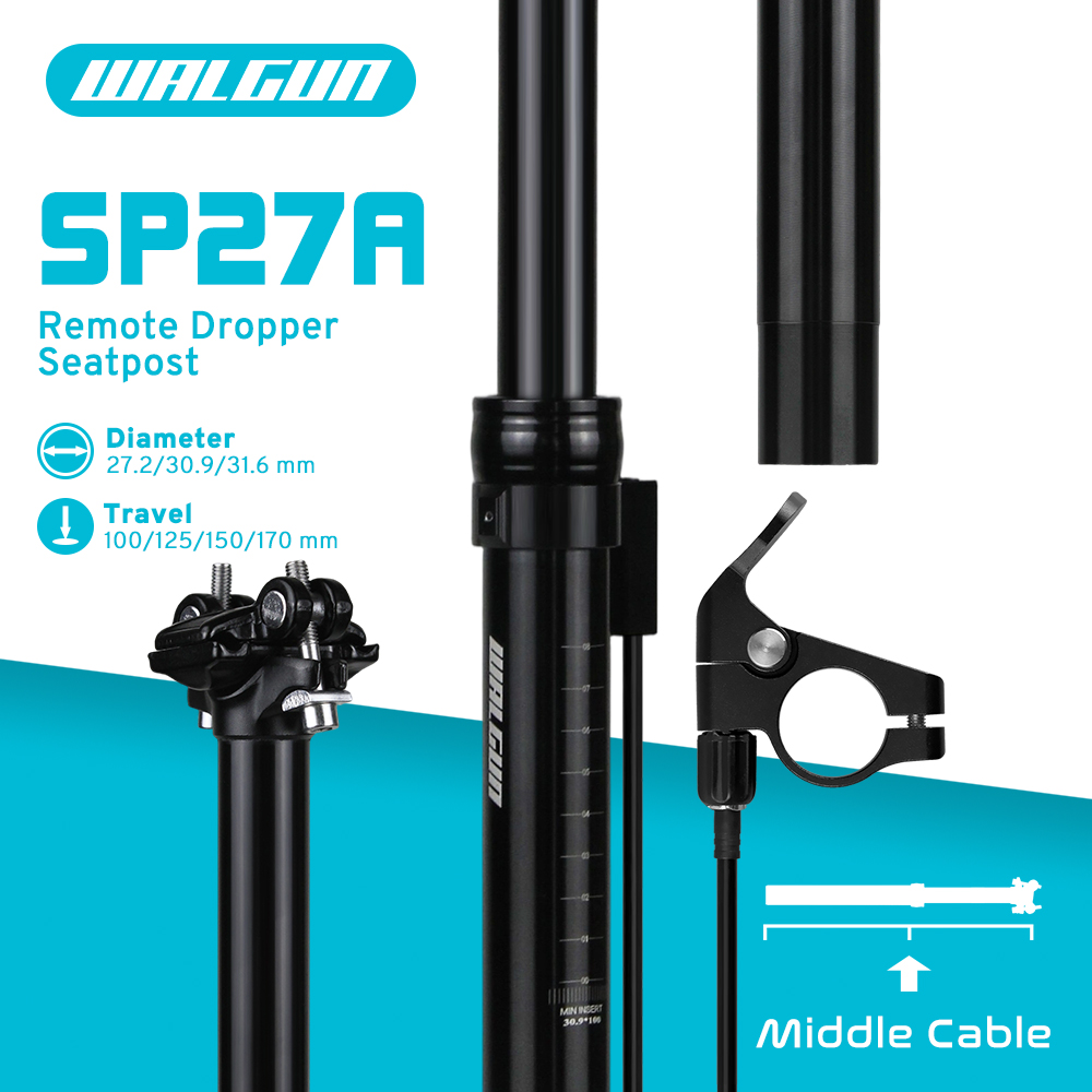 SP27A 自転車シートポストドロッパー MTB用 27.2 - Dropper Post Remote のレビューと価格