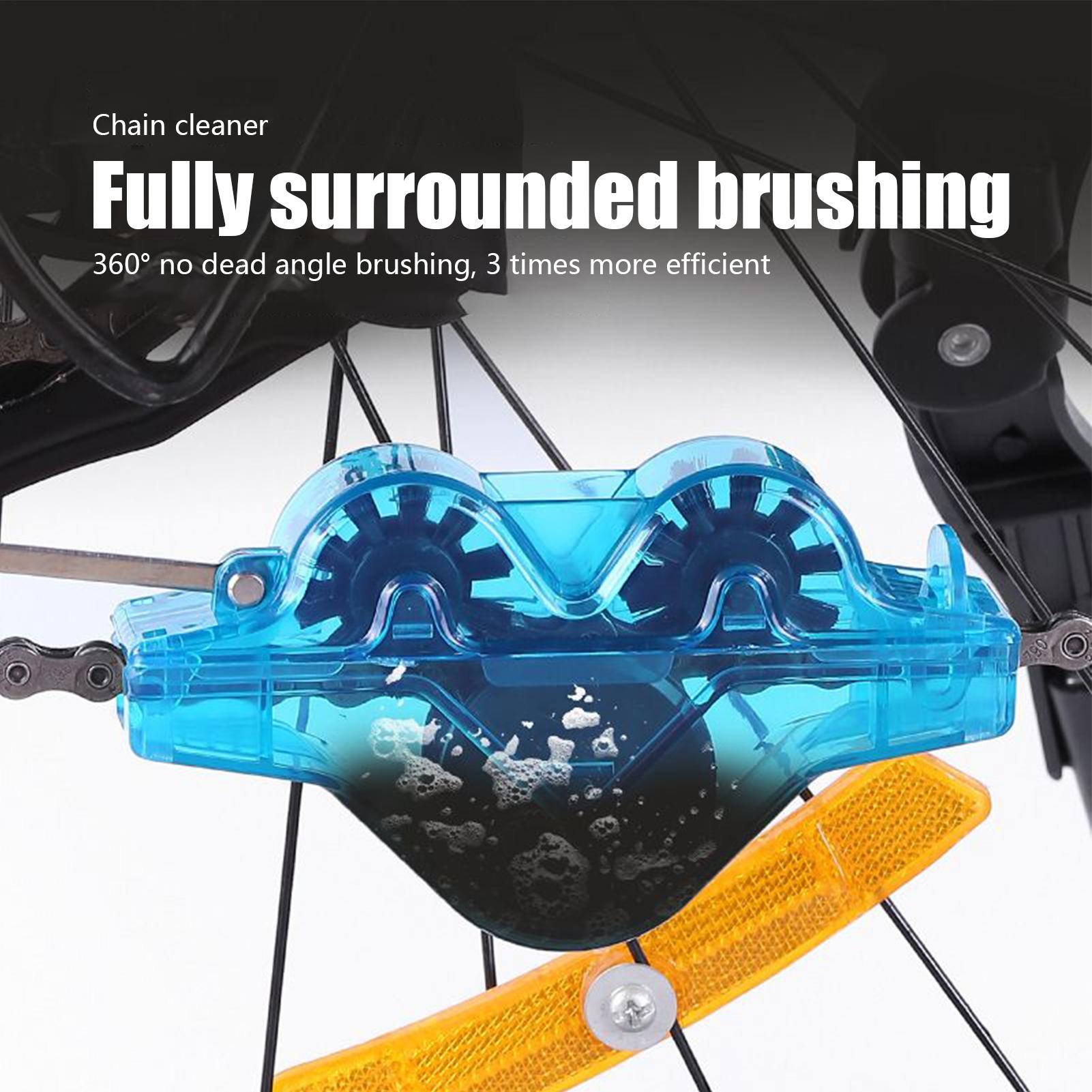 バイクチェーンクリーニングブラシセット チェーンスクラバーウ - Mountain Biking For Fitness のレビューと価格