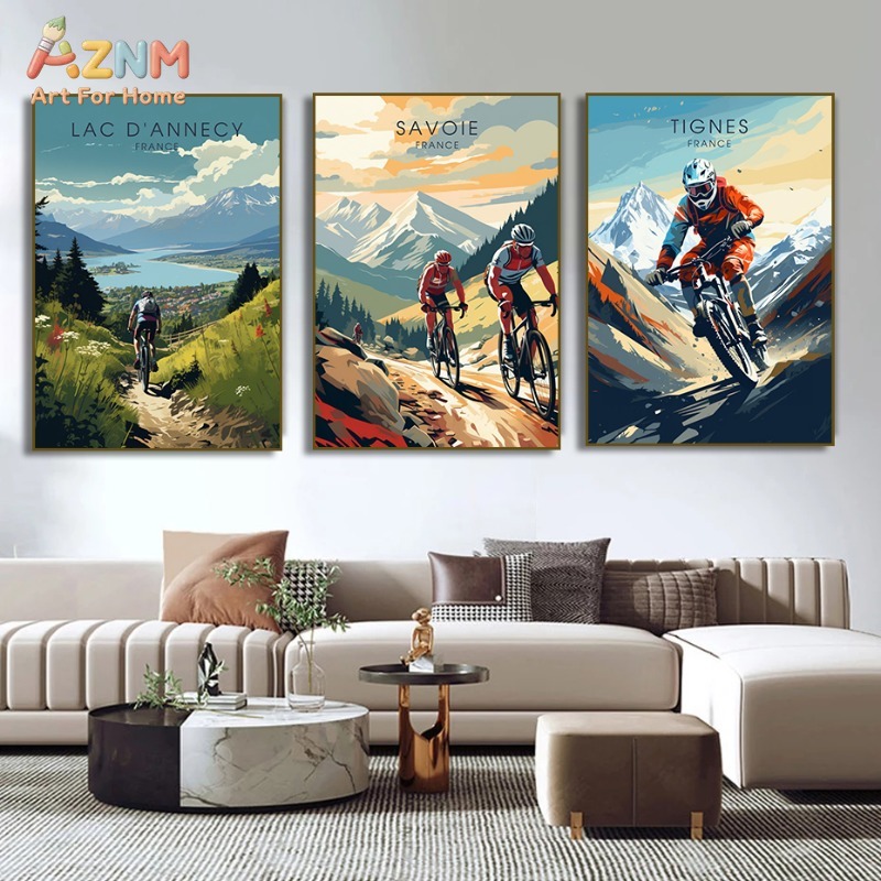 AZNM ヴィンテージ フランス マウンテンバイク キャンバ - Mountain Biking France のレビューと価格