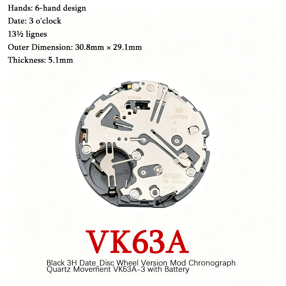 本物の日本製 VK63 VK63A クロノグラフ クォーツム - Mtb Brake Rotor のレビューと価格