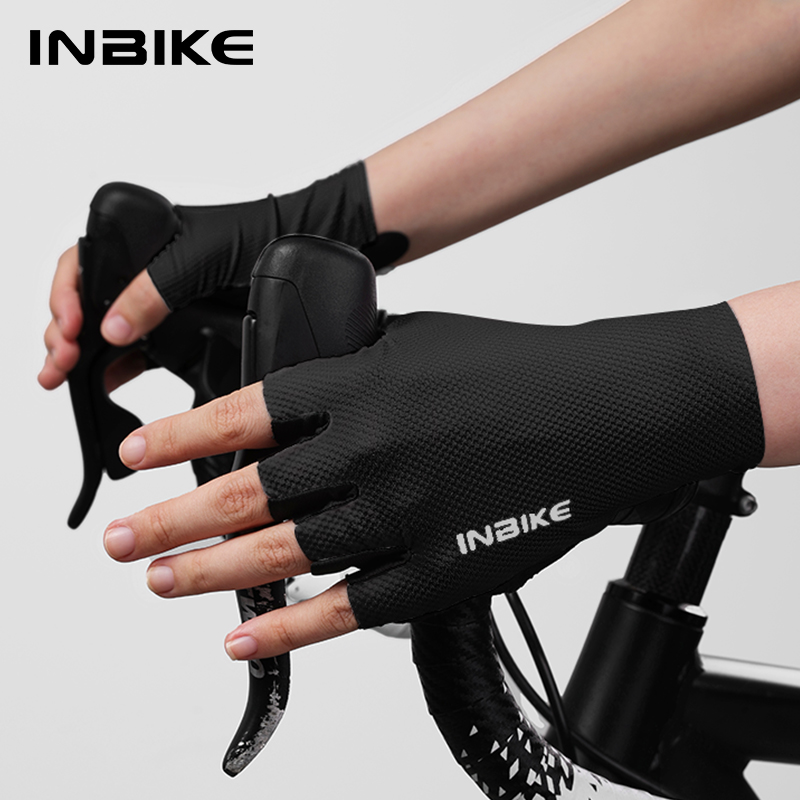 男性と女性のためのゲルパッド入りサイクリンググローブ,ハーフ - Mountain Biking Gloves Mens のレビューと価格