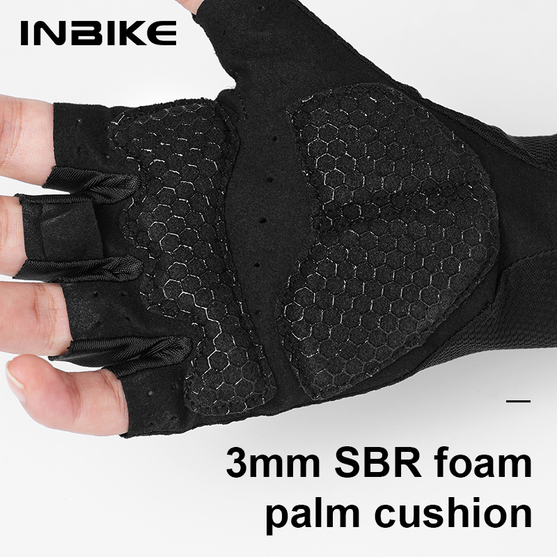 男性と女性のためのゲルパッド入りサイクリンググローブ,ハーフ - Mountain Biking Gloves Mens のレビューと価格