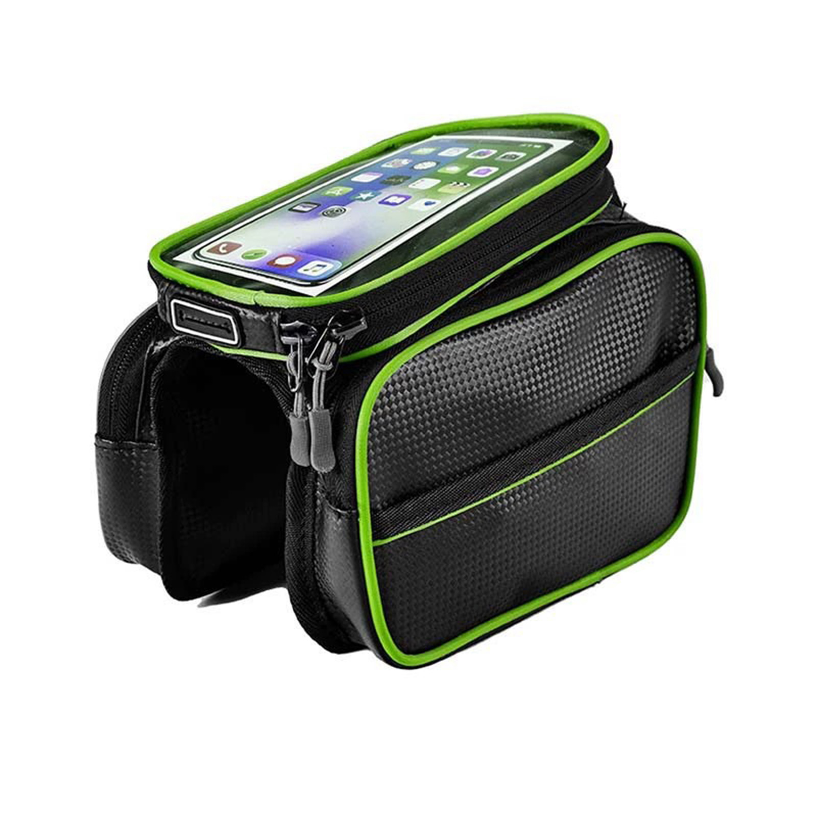 サイクリング用フロントフレームチューブバッグ、必須装備収納、 - Mountain Biking Essentials のレビューと価格