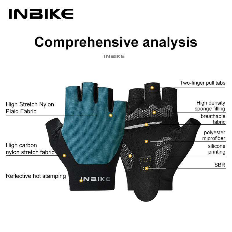 INBIKE サイクリング手袋夏 MTB バイク手袋男性用サ - Mountain Biking Gloves Mens のレビューと価格