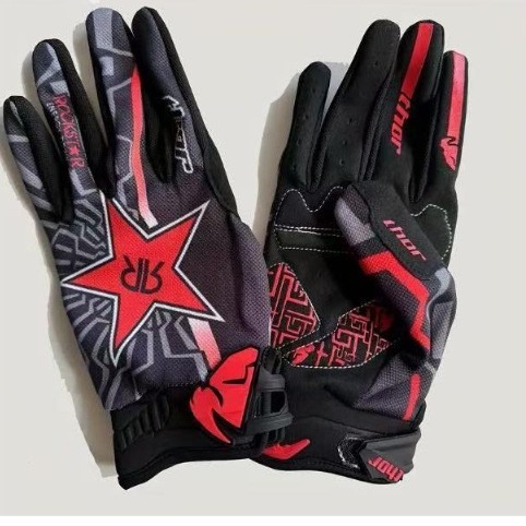 ゲルパッド入りモトクロスグローブ ダウンヒル マウンテンバイ - Mountain Biking Gloves Mens のレビューと価格