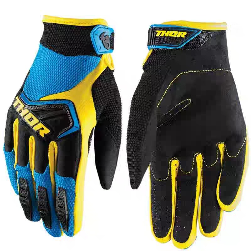 ゲルパッド入りモトクロスグローブ ダウンヒル マウンテンバイ - Mountain Biking Gloves Mens のレビューと価格