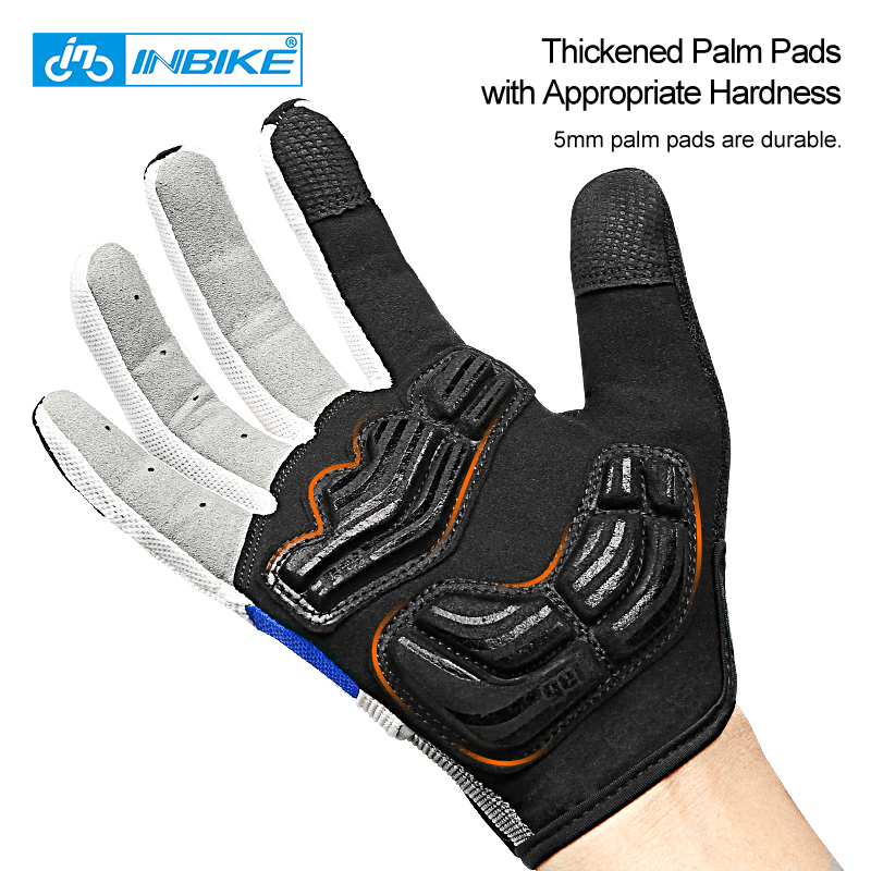 INBIKE 自転車手袋ゲルフルフィンガー MTB サイクリ - Mountain Biking Gloves Mens のレビューと価格