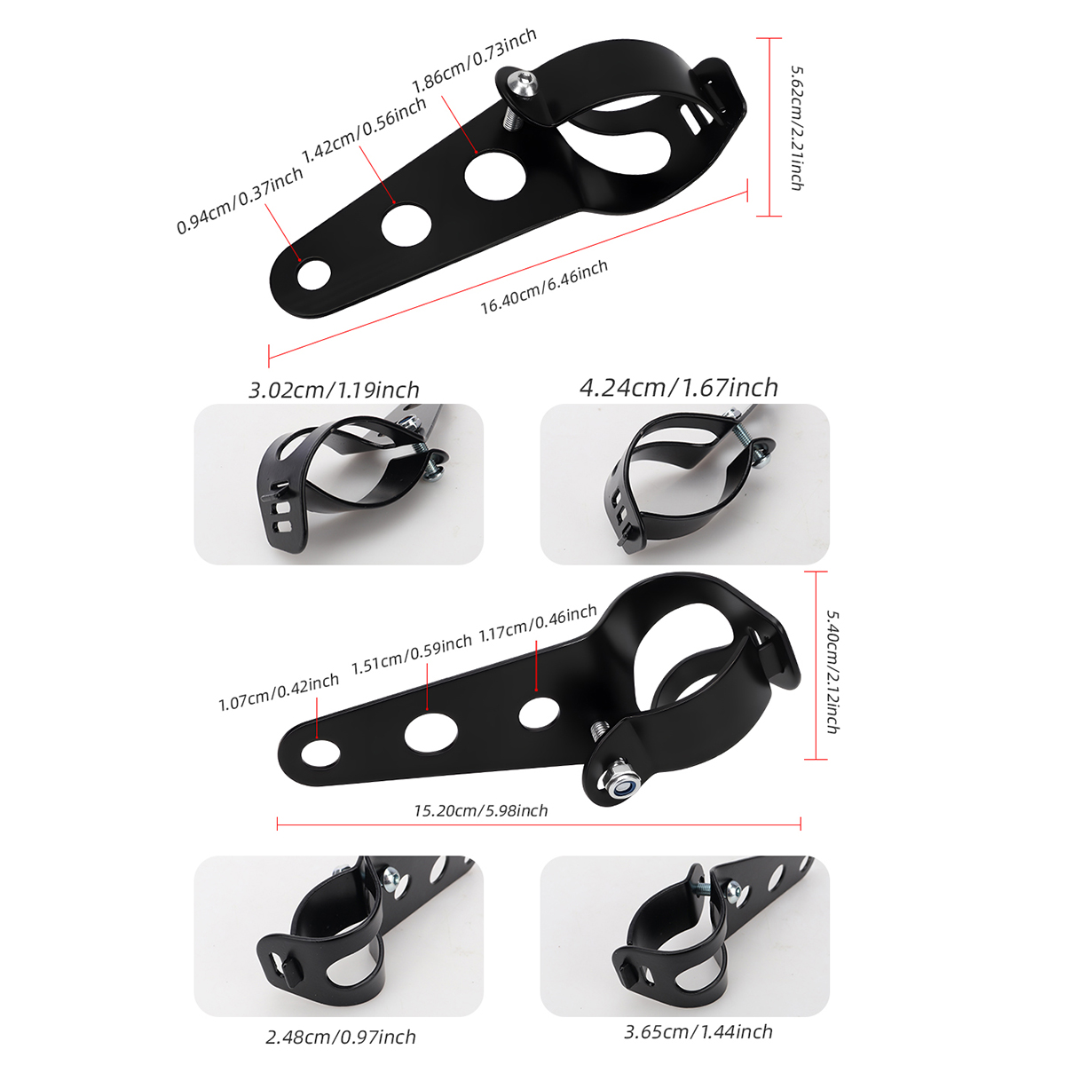 28-36mm 35-43mm オートバイヘッドライトマウン - Mountain Biking Derby のレビューと価格