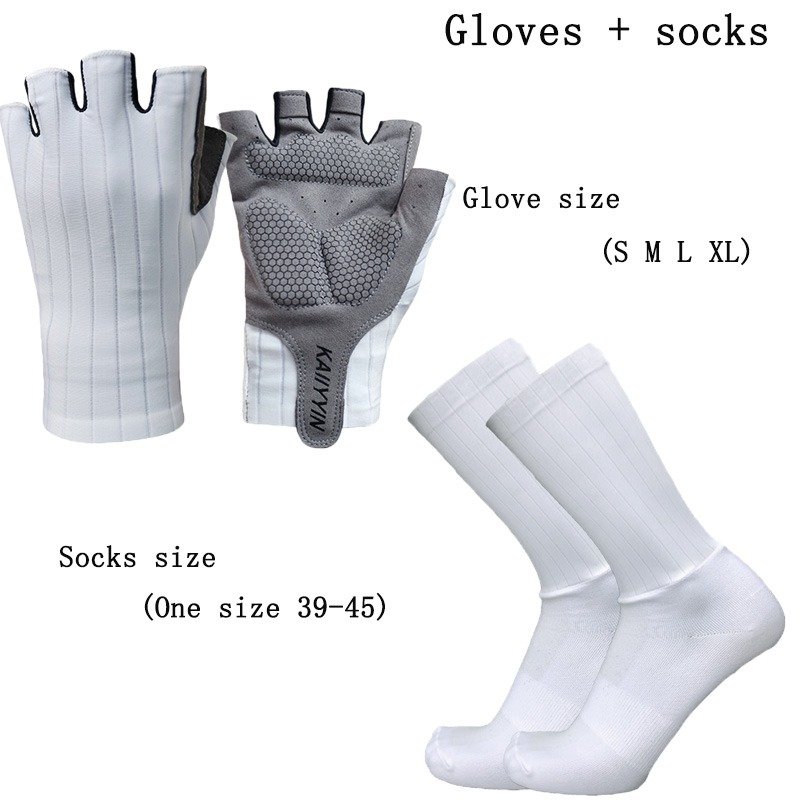 男性用サイクリンググローブ、ハーフフィンガーソックスコンビネ - Mountain Biking Gloves Mens のレビューと価格